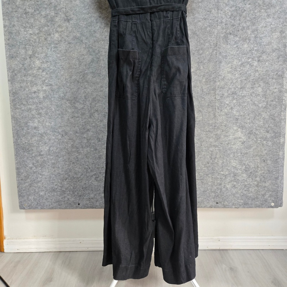 Maeve Women Black Utility Wrap Wide Leg Jumpsuit 18W - Picture 9 of 10